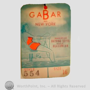 Clothing label : Gabar.
