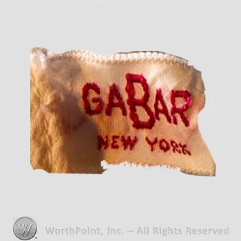 Clothing label : Gabar.