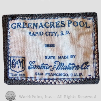 Clothing label : Gantner - Mattern.