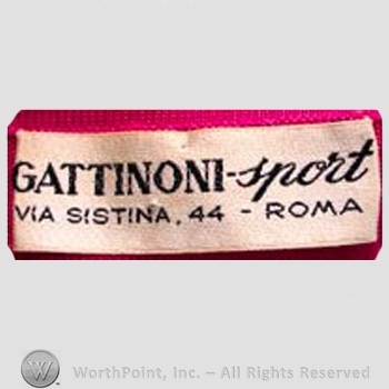 Clothing label : Fernanda Gattinoni.