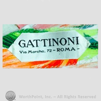 Clothing label : Fernanda Gattinoni.