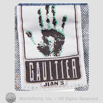 Clothing label : Jean Paul Gaultier.