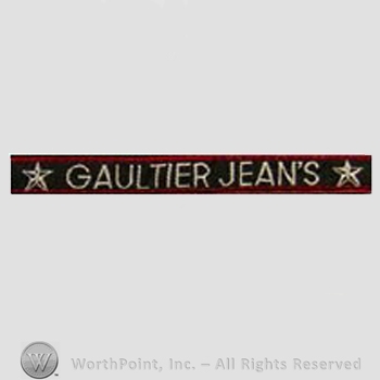 Clothing label : Jean Paul Gaultier.