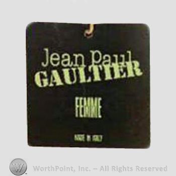 Clothing label : Jean Paul Gaultier.