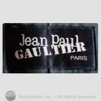 Clothing label : Jean Paul Gaultier.