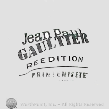 Clothing label : Jean Paul Gaultier.