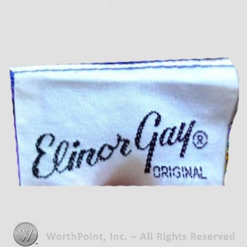Clothing label : Elinor Gay.