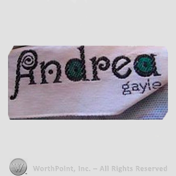 Clothing label : Andrea Gayle.