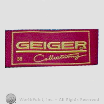 Clothing label : Geiger Tyrol.