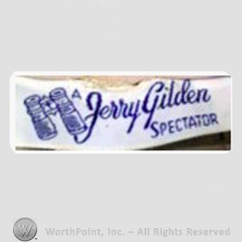 Clothing label : Jerry Gilden.