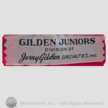 Clothing label : Jerry Gilden.
