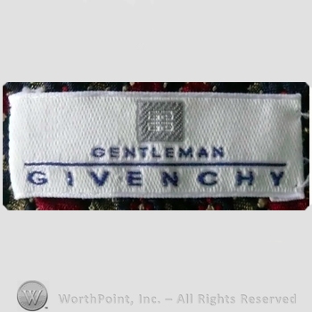 Clothing label : Hubert de Givenchy.