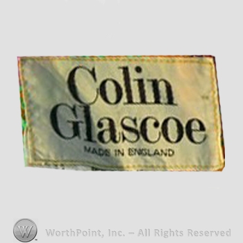 Clothing label : Colin Glascoe.