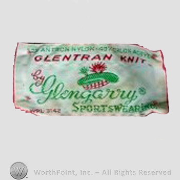 Clothing label : Glengarry.