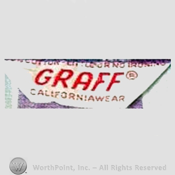 Clothing label : Graff.