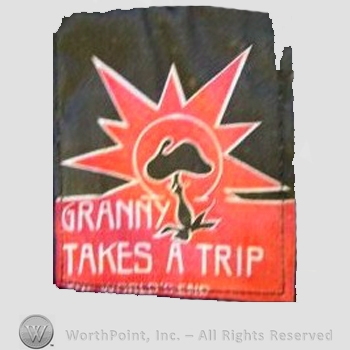 Clothing label : Granny Takes a Trip.