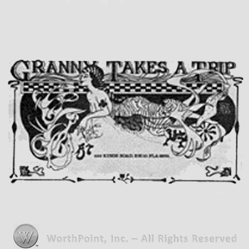 Clothing label : Granny Takes a Trip.