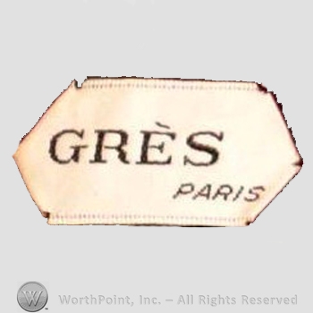 Clothing label : Madame Alix Gres.