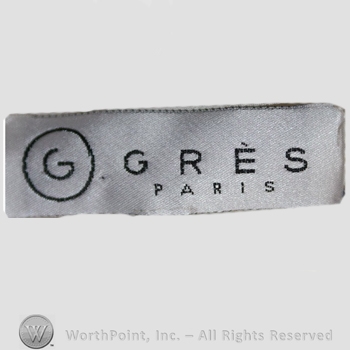 Clothing label : Madame Alix Gres.