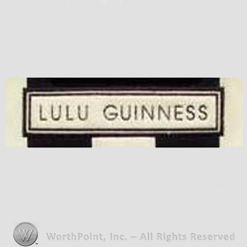 Clothing label : Lulu Guinness.