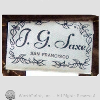Clothing label : Gunne Sax.