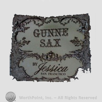 Clothing label : Gunne Sax.