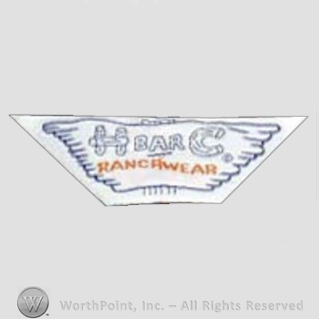 Clothing label : H Bar C.