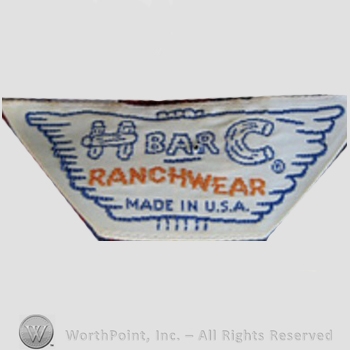 Clothing label : H Bar C.