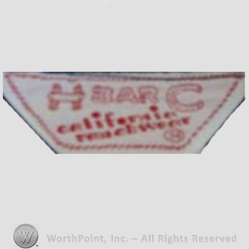 Clothing label : H Bar C.