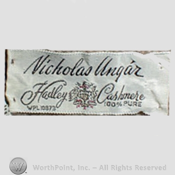 Clothing label : Hadley.