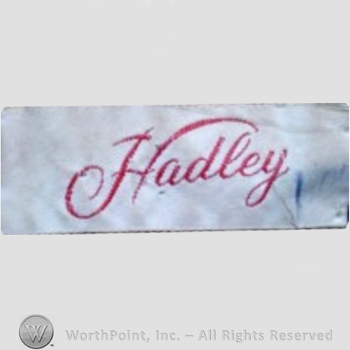 Clothing label : Hadley.