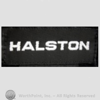 Clothing label : Roy Halston.
