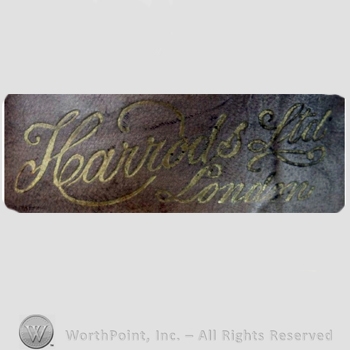 Clothing label : Harrods.