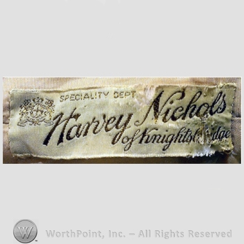 Clothing label : Harvey Nichols.