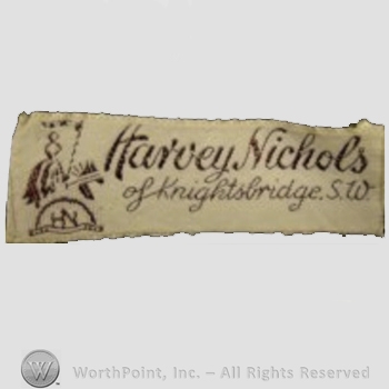 Clothing label : Harvey Nichols.