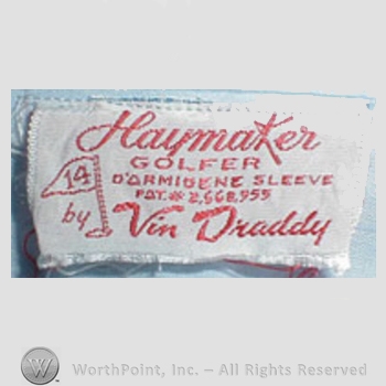 Clothing label : Haymaker.