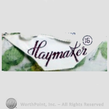 Clothing label : Haymaker.