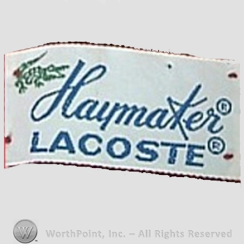 Clothing label : Haymaker.