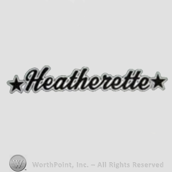 Clothing label : Heatherette.
