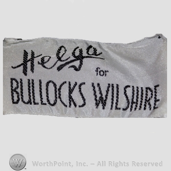 Clothing label : Helga.