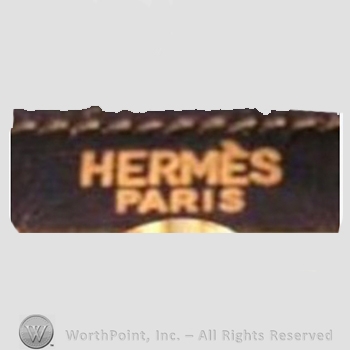 Clothing label : Hermes.