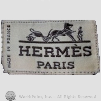 Clothing label : Hermes.