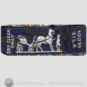 Clothing label : Hermes.