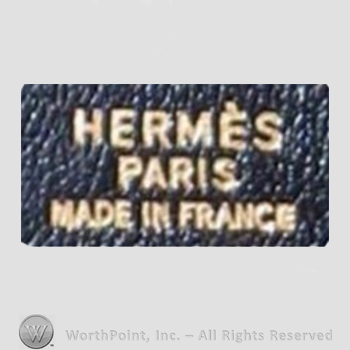Clothing label : Hermes.