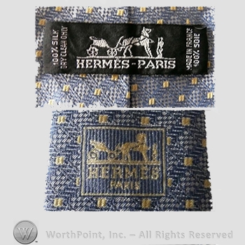 Clothing label : Hermes.