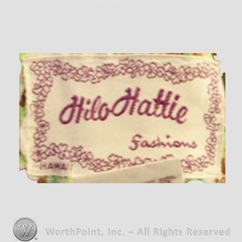 Clothing label : Hilo Hattie.