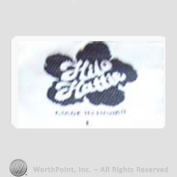 Clothing label : Hilo Hattie.