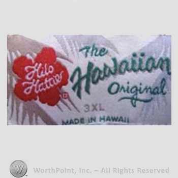 Clothing label : Hilo Hattie.