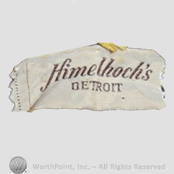 Clothing label : Himelhoch's.