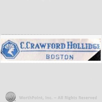 Clothing label : C. Crawford Hollidge.